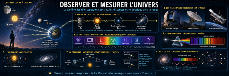 Observer et mesurer l’Univers